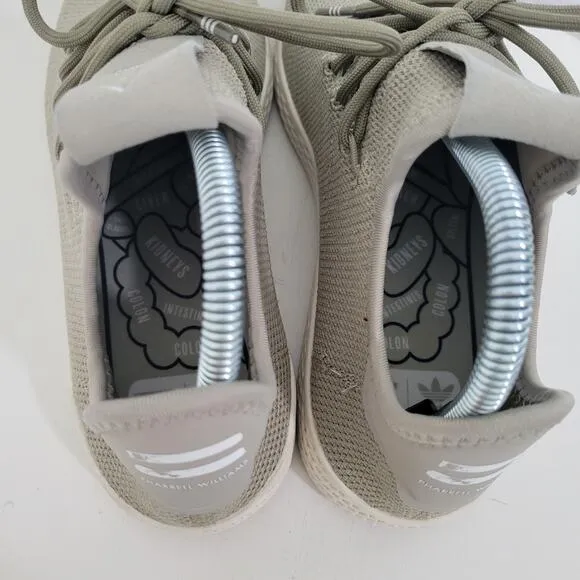 Adidas Men's HU Pharrell Williams Gray Sneakers Shoes Size 7.5