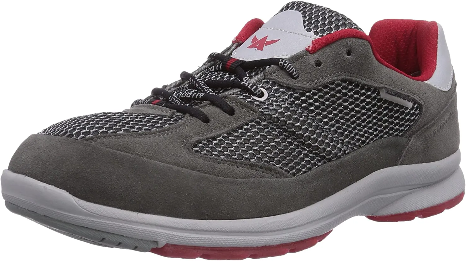 Allrounder by Mephisto CALVARO men's outdoor sneaker - grey suede/mesh