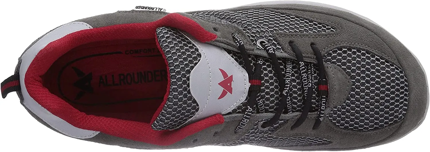 Allrounder by Mephisto CALVARO men's outdoor sneaker - grey suede/mesh