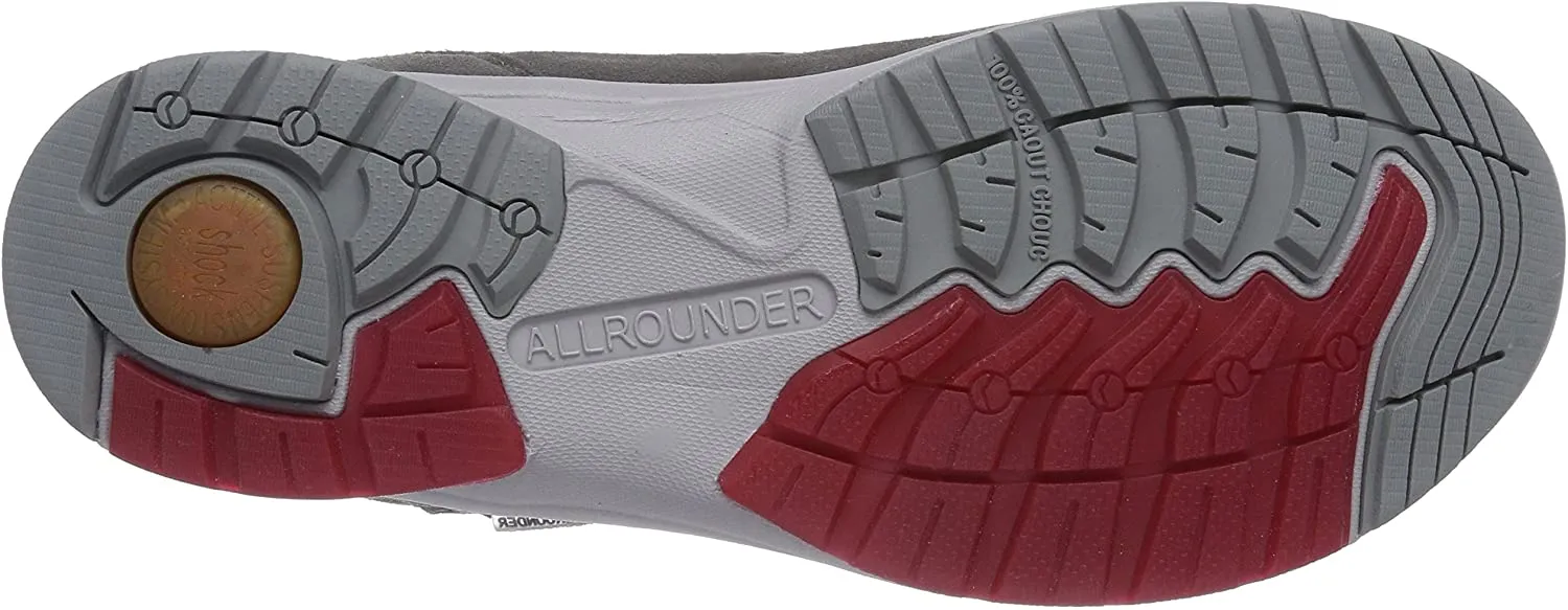 Allrounder by Mephisto CALVARO men's outdoor sneaker - grey suede/mesh