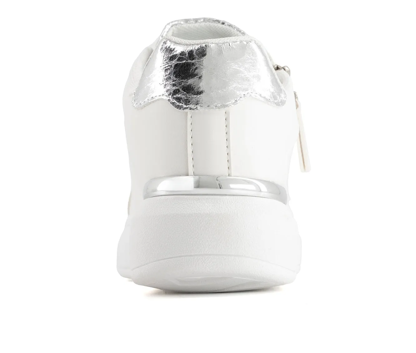 Andrea Women's Casual Sneakers with Side Zipper 61813