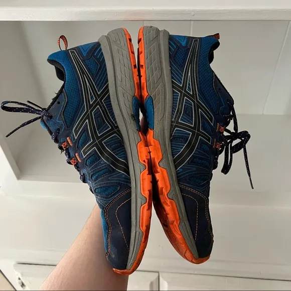 Asics Blue Gel-Venture 7 Running Lace Up Sneakers