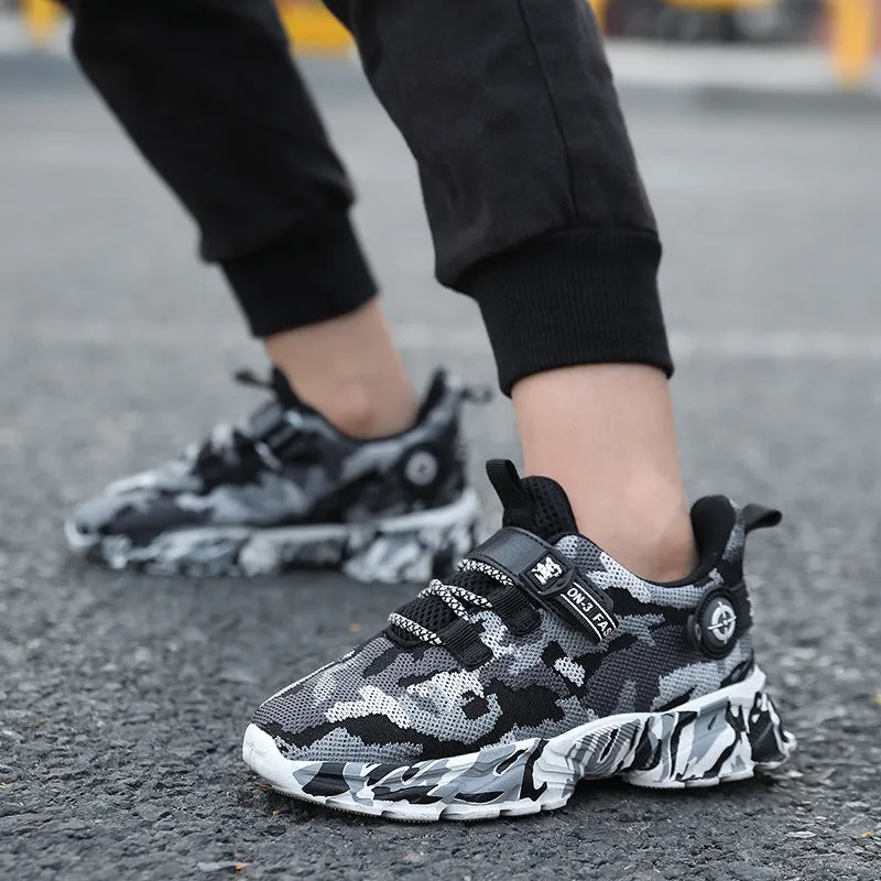 Breathable Mesh Boys' Sneakers