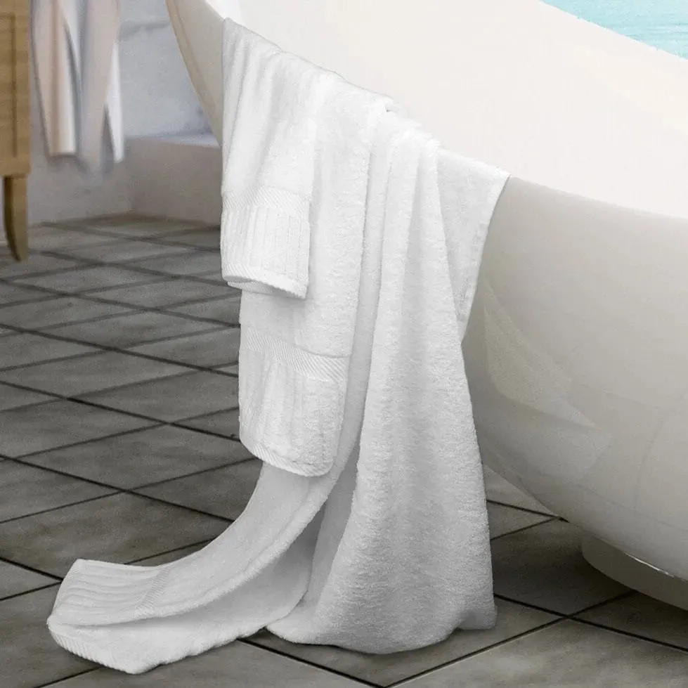 GOS Collection Premium Ring Spun Cotton Towels with Piano Key Pattern