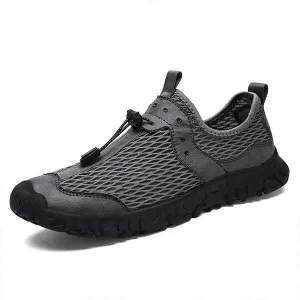 GS Outdoor Air | Luchtige ergonomische outdoor sneaker zonder veters voor heren