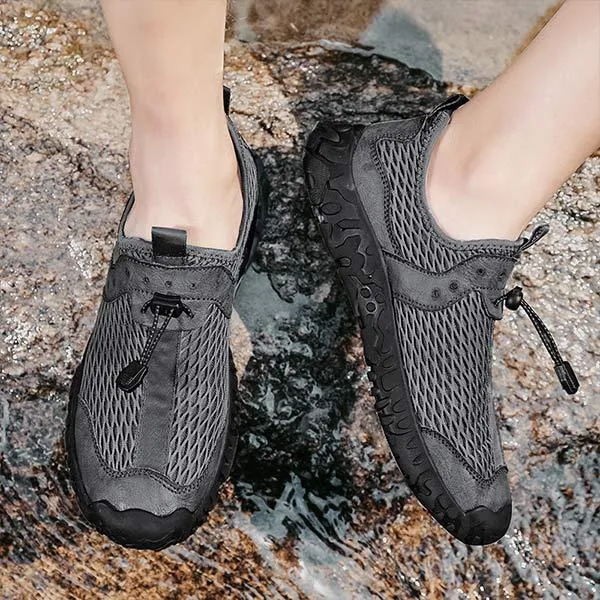GS Outdoor Air | Luchtige ergonomische outdoor sneaker zonder veters voor heren