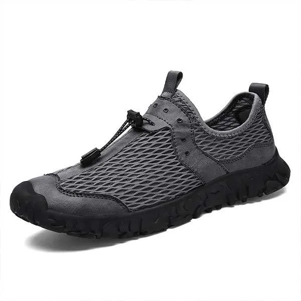 GS Outdoor Air | Luchtige ergonomische outdoor sneaker zonder veters voor heren