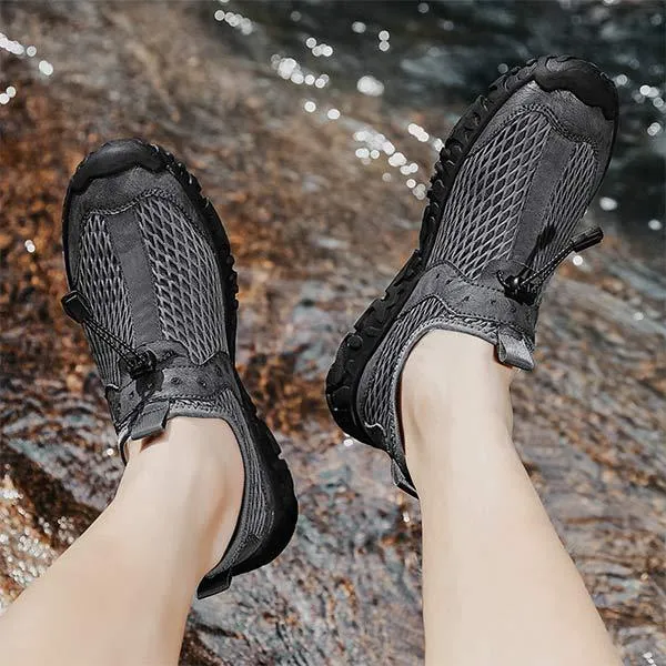 GS Outdoor Air | Luchtige ergonomische outdoor sneaker zonder veters voor heren