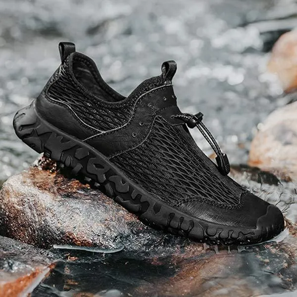 GS Outdoor Air | Luchtige ergonomische outdoor sneaker zonder veters voor heren