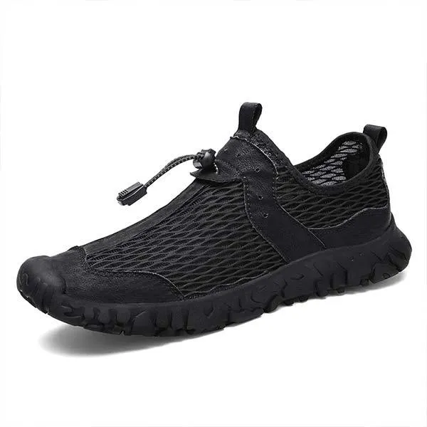 GS Outdoor Air | Luchtige ergonomische outdoor sneaker zonder veters voor heren