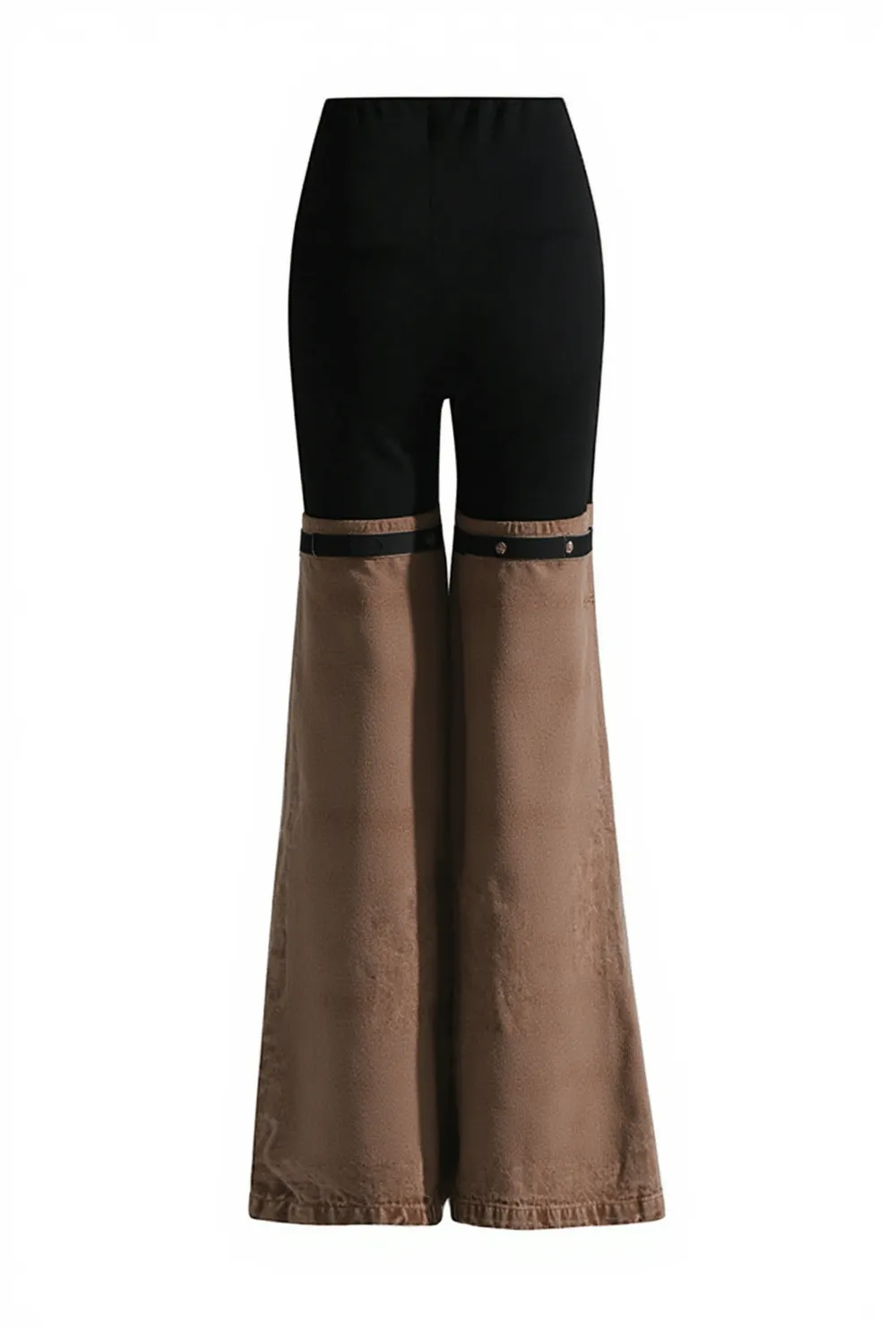 Kallipateira High Waist Color Block Wide Leg Pants