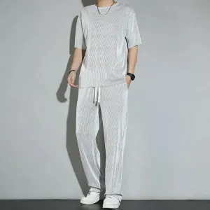 Men's Kpop Summer Tracksuit - 2-Piece Set