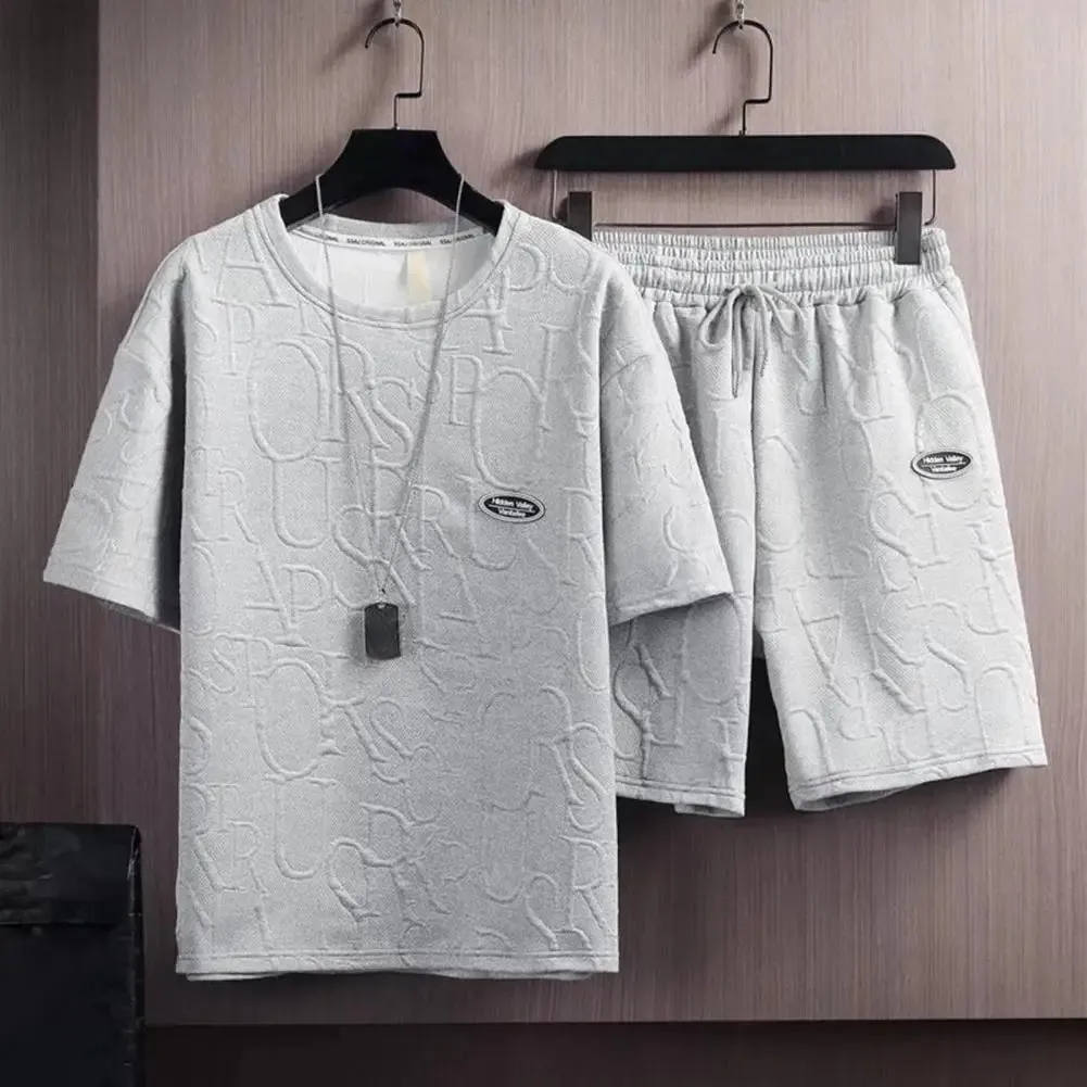 Men's Vintage Streetwear Summer 2-Piece Set