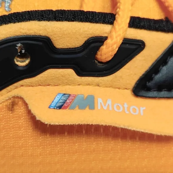 Puma BMW MMS Low Racer Motorsport Orange/Black Sneakers Mens Shoes Size 9