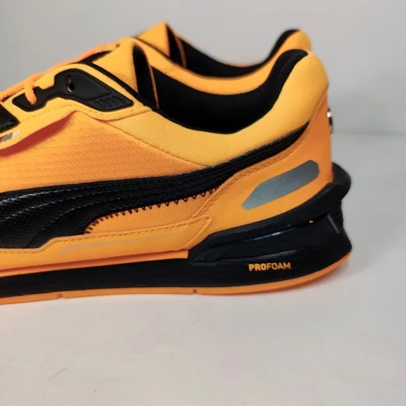Puma BMW MMS Low Racer Motorsport Orange/Black Sneakers Mens Shoes Size 9
