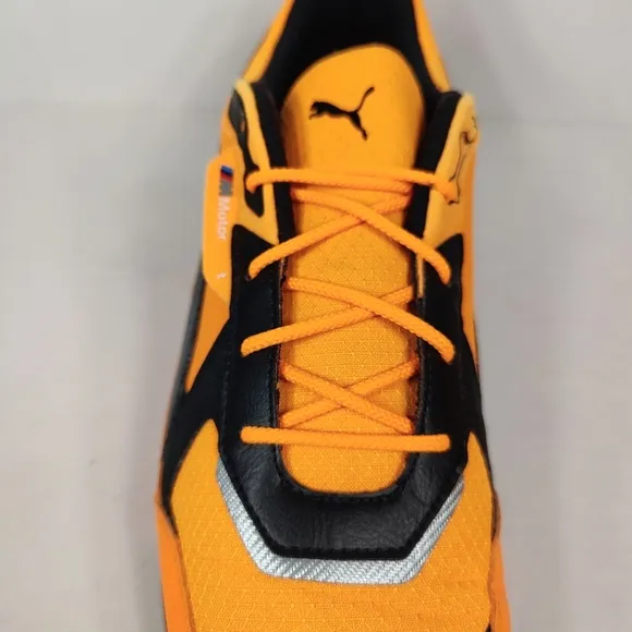 Puma BMW MMS Low Racer Motorsport Orange/Black Sneakers Mens Shoes Size 9