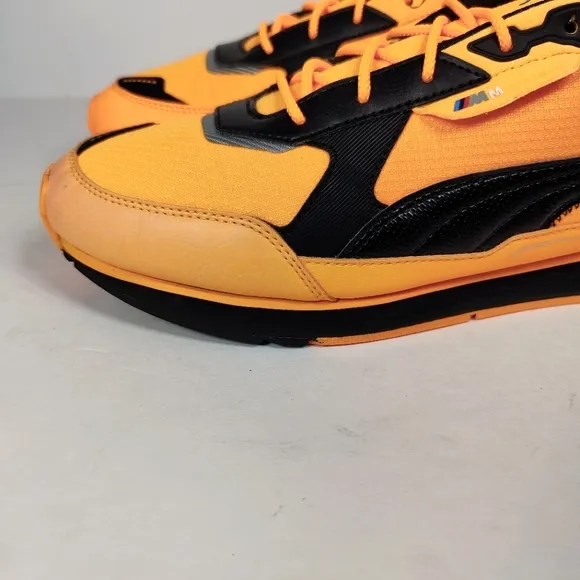 Puma BMW MMS Low Racer Motorsport Orange/Black Sneakers Mens Shoes Size 9