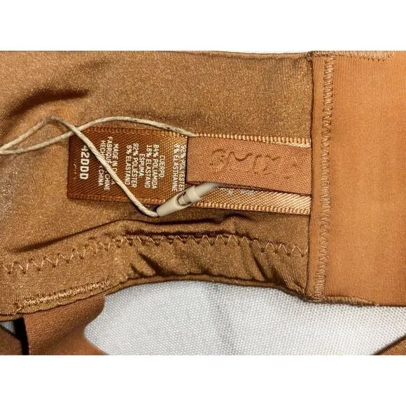Skims Wireless Lightly Lined Demi Bra Size 42DDD‎ OCHRE Nude Limited Edition