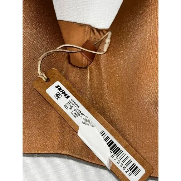 Skims Wireless Lightly Lined Demi Bra Size 42DDD‎ OCHRE Nude Limited Edition