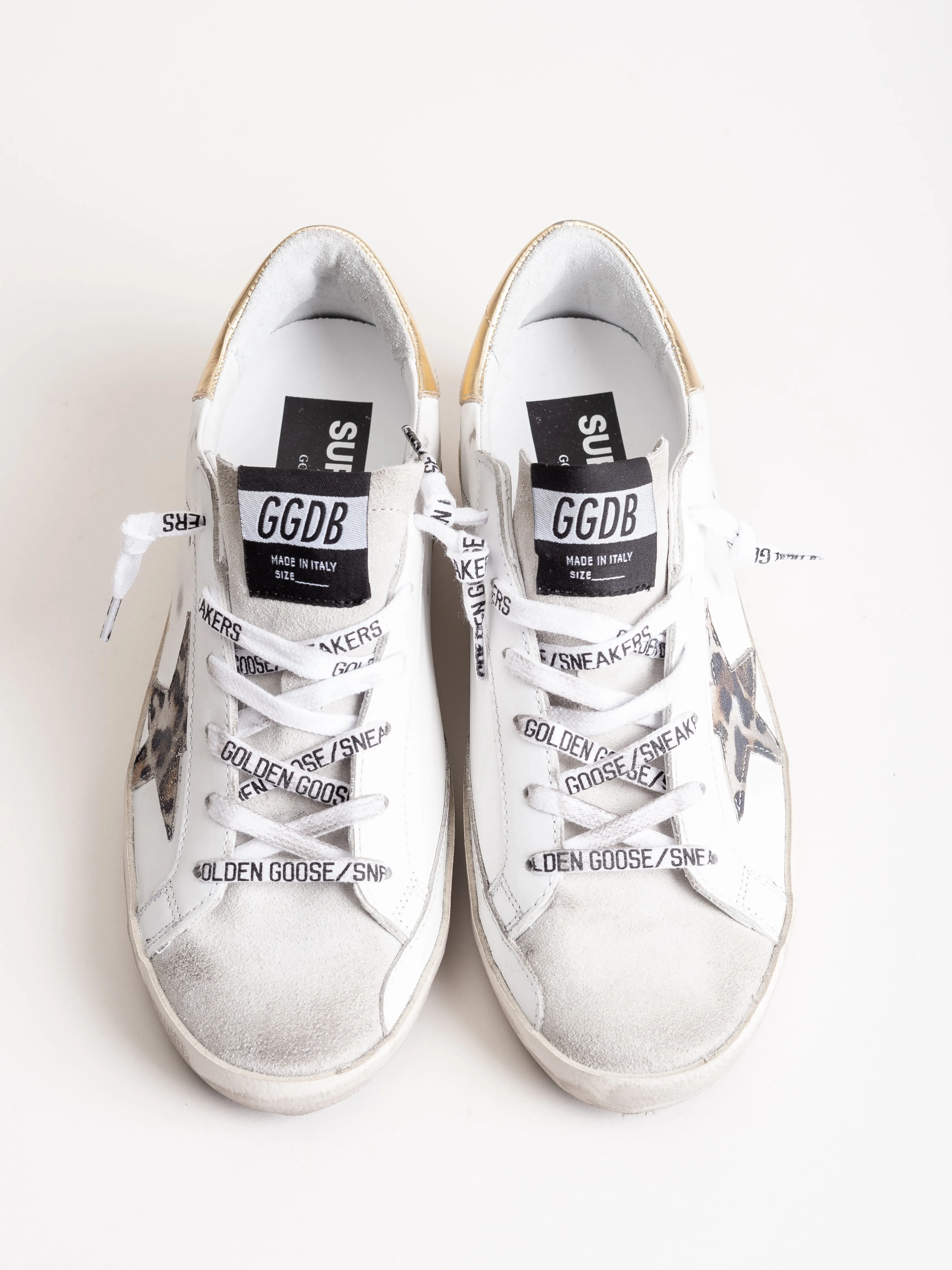 superstar sneaker - white leather
