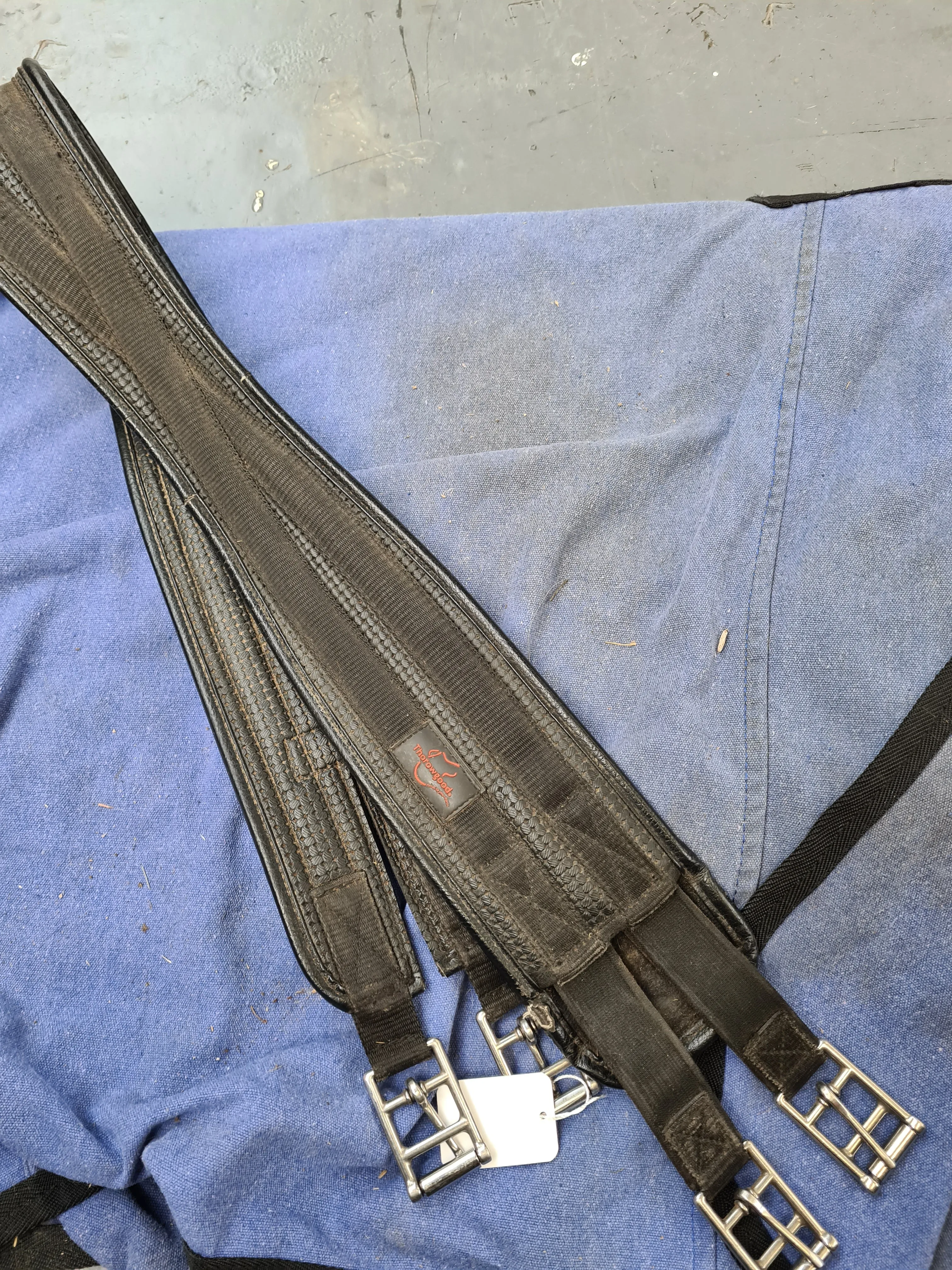 Used 50" Thorowgood black comfort girth FREE POSTAGE ❤