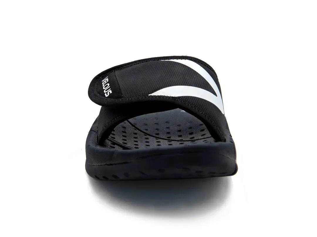 VELOUS Unisex's Hoya Slide - Black/White