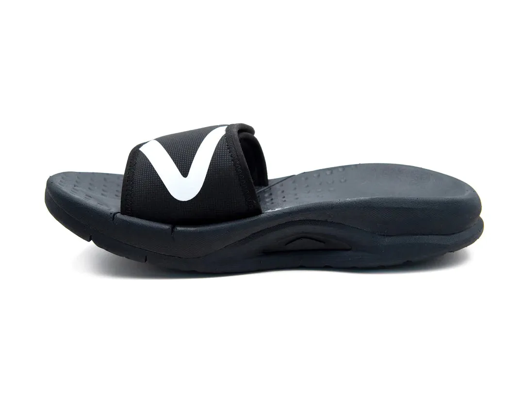VELOUS Unisex's Hoya Slide - Black/White
