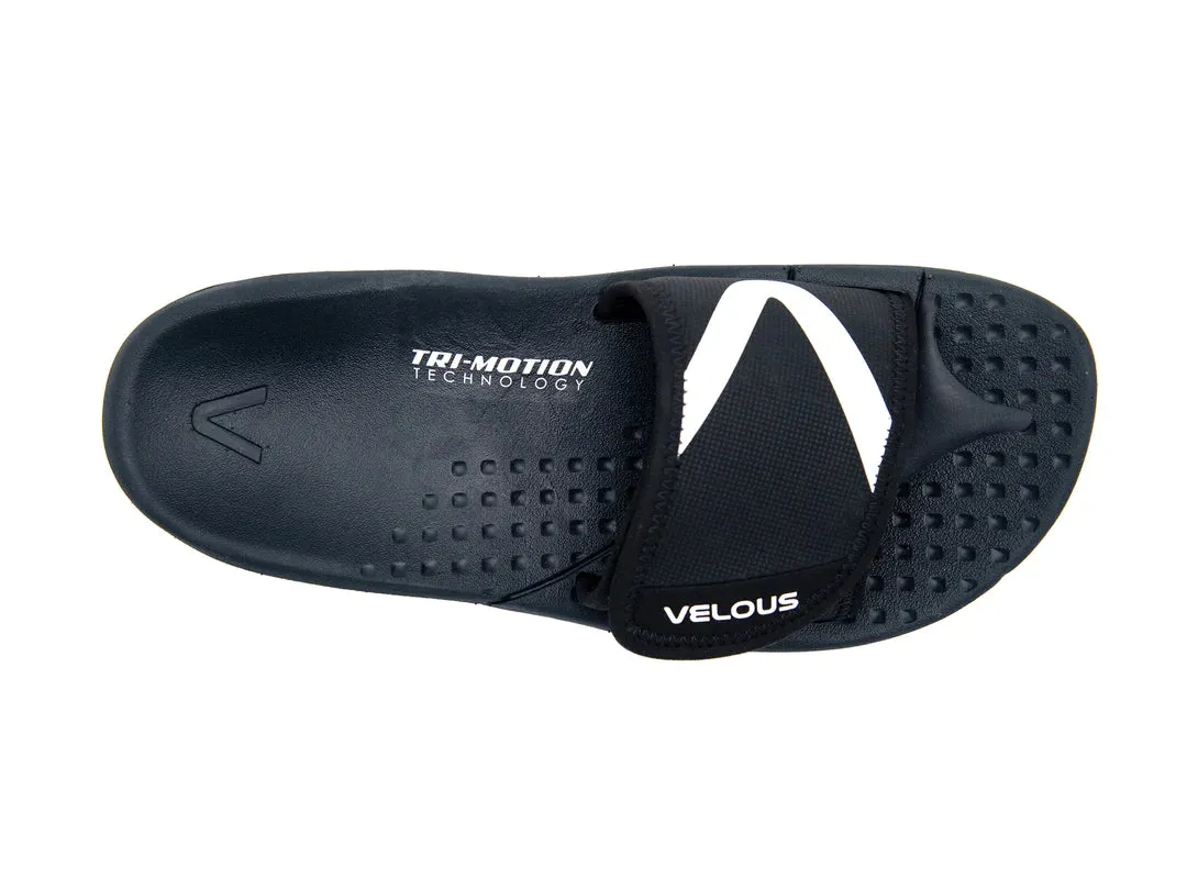 VELOUS Unisex's Hoya Slide - Black/White