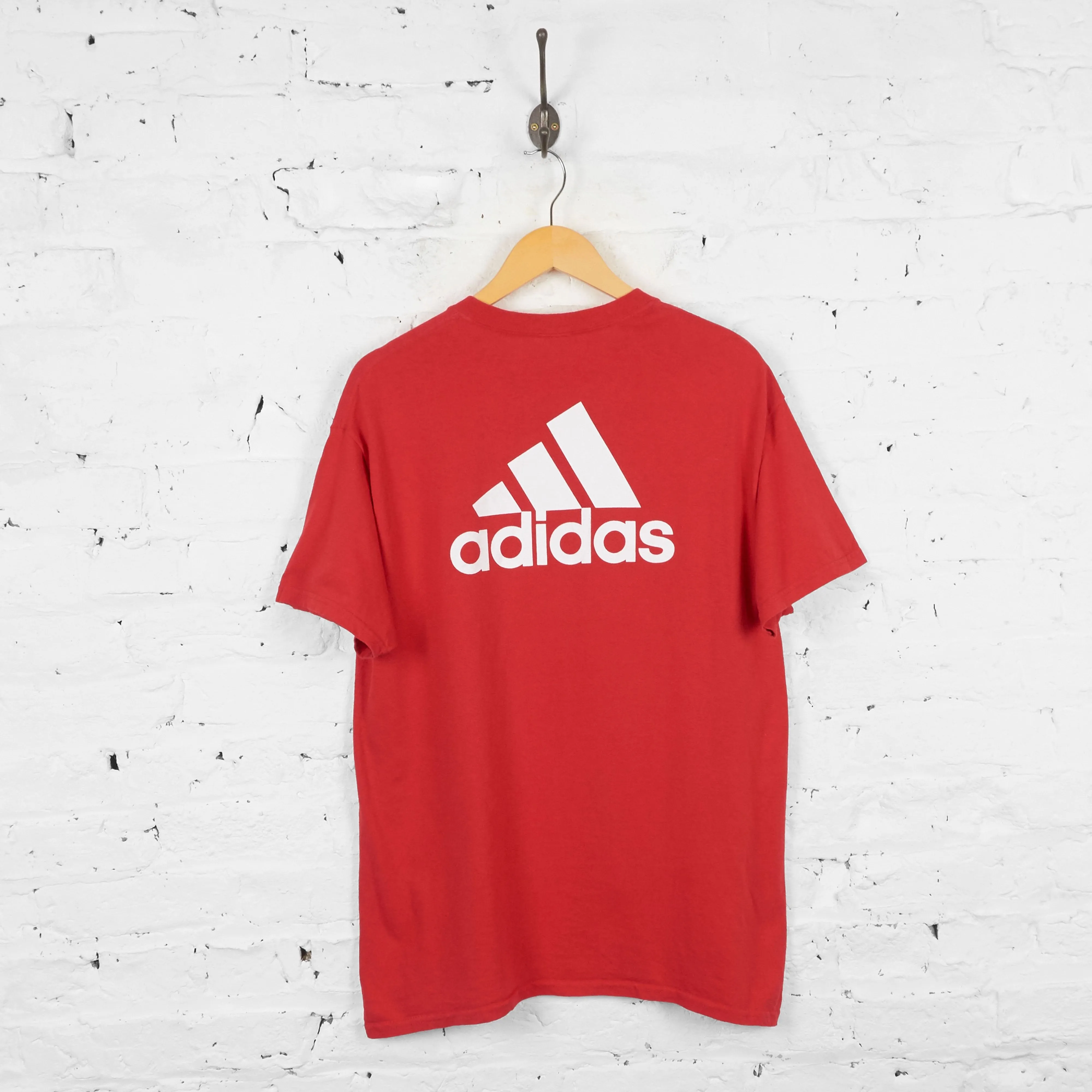 Vintage Adidas Basketball Camp T-shirt - Red - L