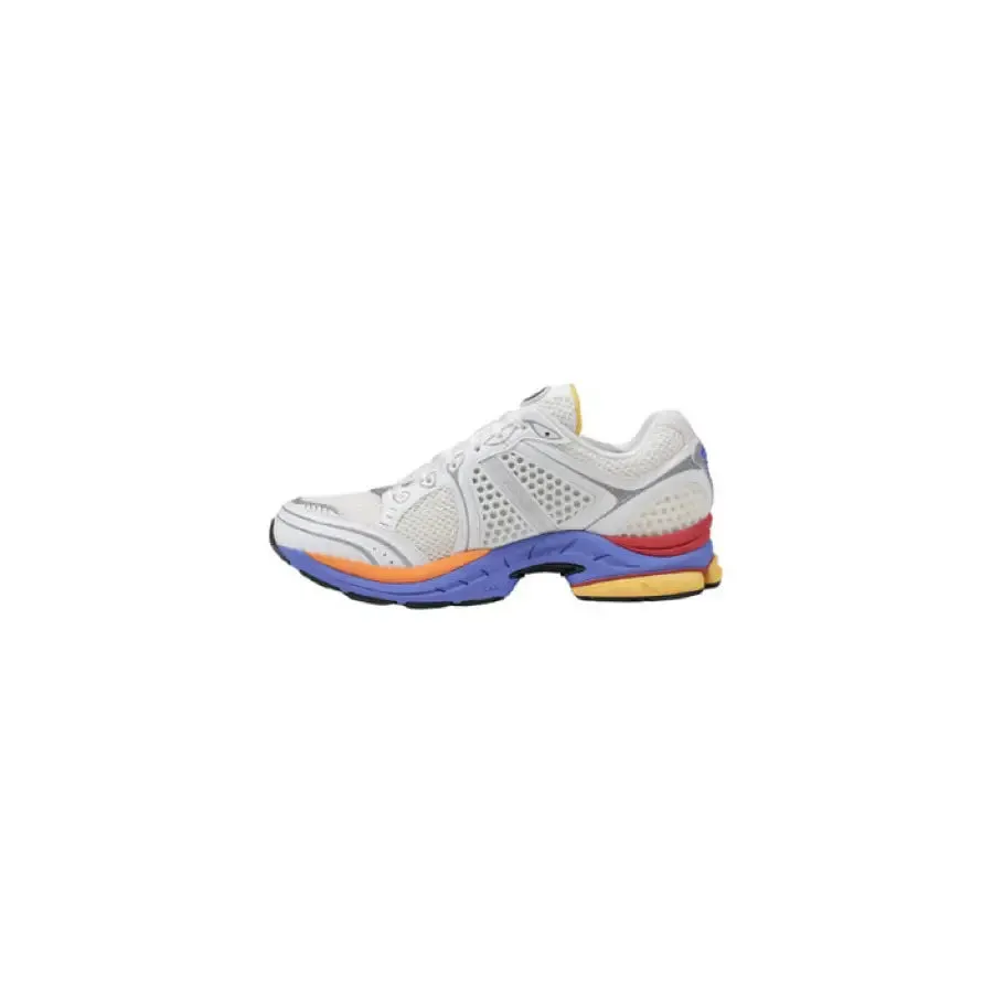 White and Silver Running Shoe