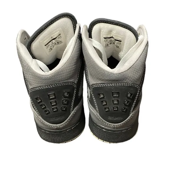 Youth Black &amp; Grey Air Jordans - Size 6.5Y